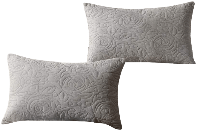 2 Pack Throw Pillow Cover Euro Sham Covers Lumbar Pillow Cover