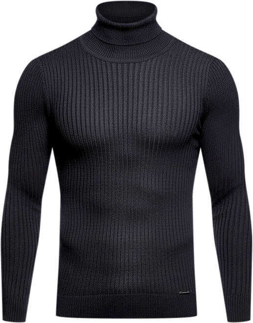 Men's Turtleneck Sweater Slim Fit Polo Neck Longsleeve | Turtleneck Sweater Long Sleeve for Men