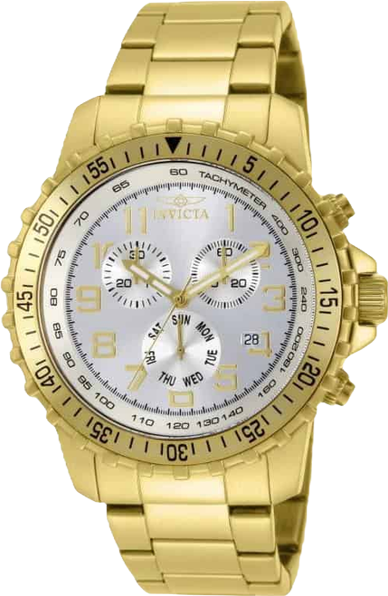 Men's 11369 Specialty Quartz Chronograph Silver Dial Watch