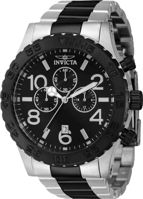 Men's 40606 Specialty Quartz Chronograph Black Dial Watch