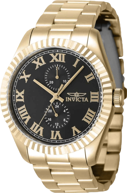 Men's 47429 Specialty Quartz Multifunction Black Dial Watch