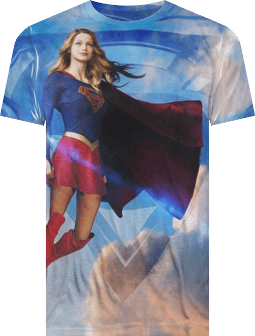Mens Up In The Sky (Front/Back Print) Short Sleeve Adult Poly Crew Tee / T-Shirt