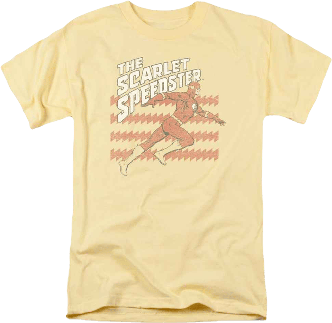 Men's Dc Dc Comics Scarlet Speedster Short Sleeve Adult Tee / T-Shirt