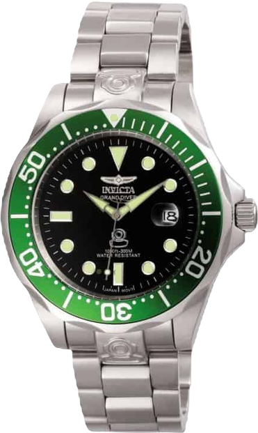 Men's 3047 Pro Diver Automatic 3 Hand Black Dial Watch