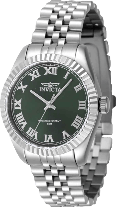 Women's 47410 Specialty Quartz 3 Hand Green Dial Watch