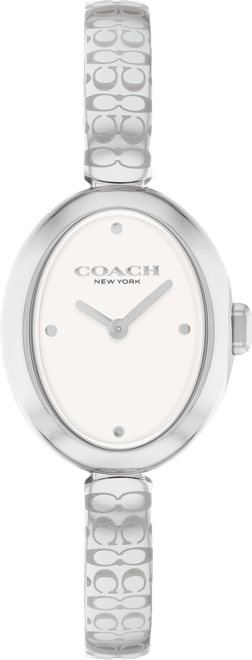 Women's Sammy Silver Tone Stainless Steel Bangle Bracelet Watch, 22.5mm