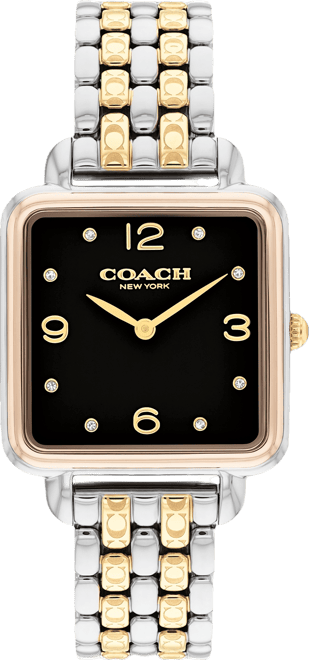 COACH Women's Cass Tri-Tone Stainless Steel Bracelet Watch