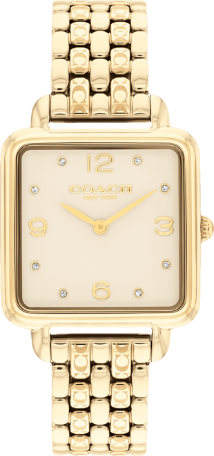 Women's Cass Gold-Tone Stainless Steel Bracelet Watch, 28mm