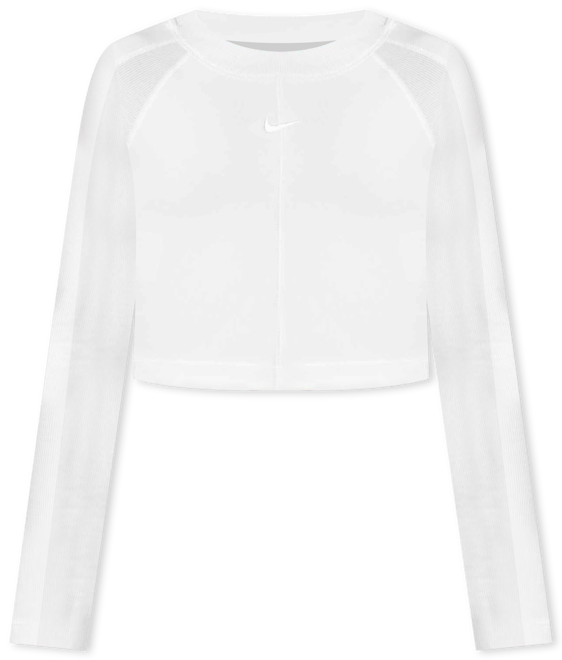 Nike Sportswear Girls' Cropped Long-Sleeve Top
