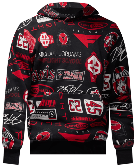 Jordan Essentials Men's Printed Fleece Pullover Hoodie