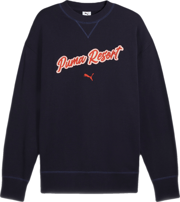 PUMA PREMIUM ESSENTIALS Men's Relaxed Graphic Crew