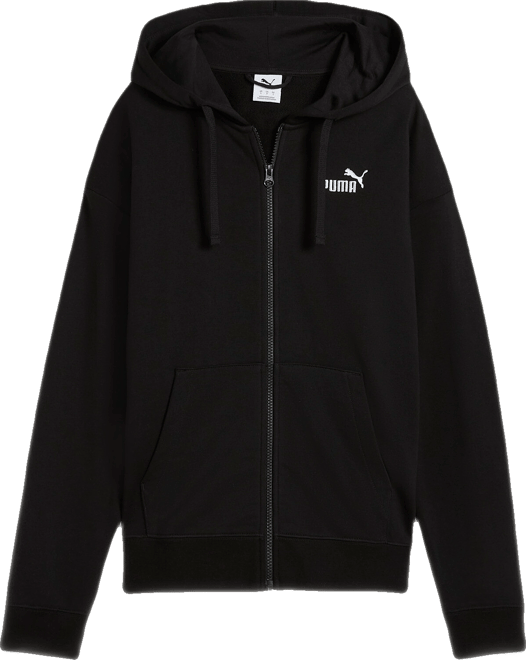 PUMA Essentials Small No. 1 Logo French Terry Women's Comfort Full-Zip Hoodie