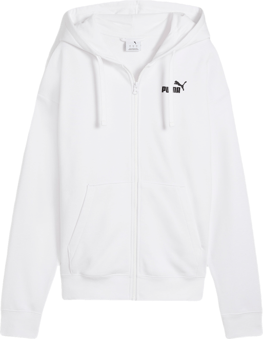 PUMA Essentials Small No. 1 Logo French Terry Women's Comfort Full-Zip Hoodie