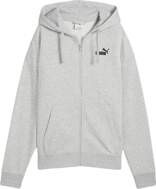 PUMA Essentials Small No. 1 Logo French Terry Women's Comfort Full-Zip Hoodie