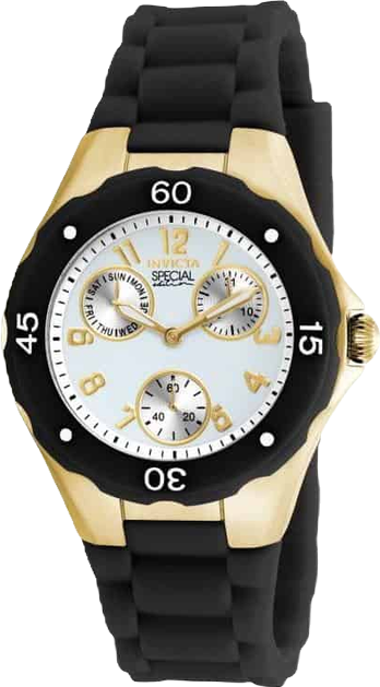 Women's 18797 Angel Quartz Chronograph White Dial Watch