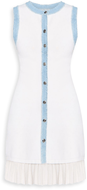 Sandro Short Knit Dress with Ruffles | Bloomingdale's