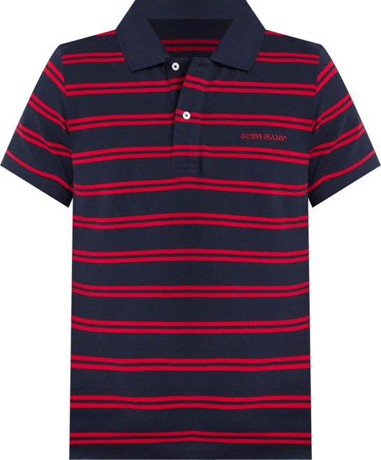 Men's Stripe Logo Polo Shirt