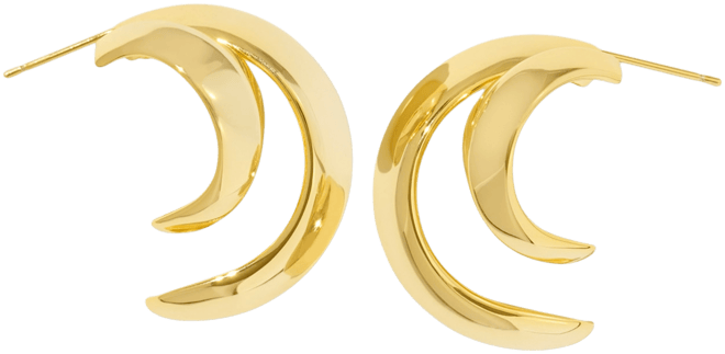 Liana Double-Row Open Hoop Earrings