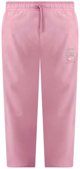 Nike Sportswear Club Fleece Women's Mid-Rise Wide-Leg Graphic Pants (Plus Size)