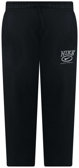 Nike Sportswear Club Fleece Women's Mid-Rise Wide-Leg Graphic Pants (Plus Size)
