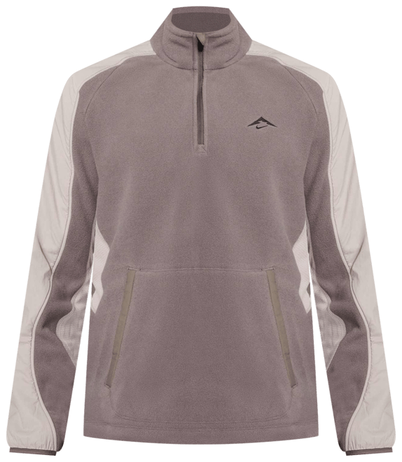 Nike Trail Polartec® Sudadera de correr de tejido Fleece de cierre 1/4 para hombre