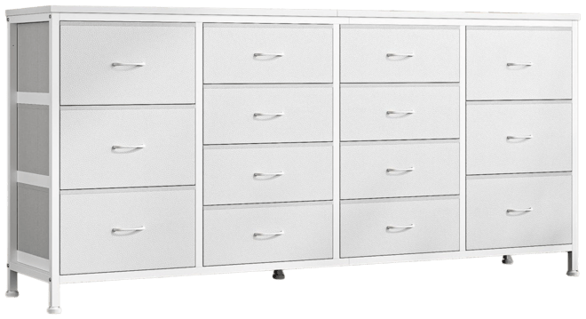 14 Drawer Dresser, 63 Inch White Dresser Tv Stand