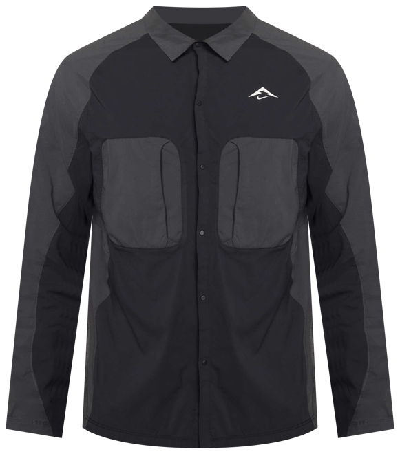 Nike Trail Chamarra tipo camisa de correr Dri-FIT ADV UV para hombre