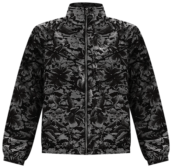 Nike Sportswear Windrunner Chamarra de tejido Woven estampada y holgada de cierre completo y protección contra los rayos UV para mujer