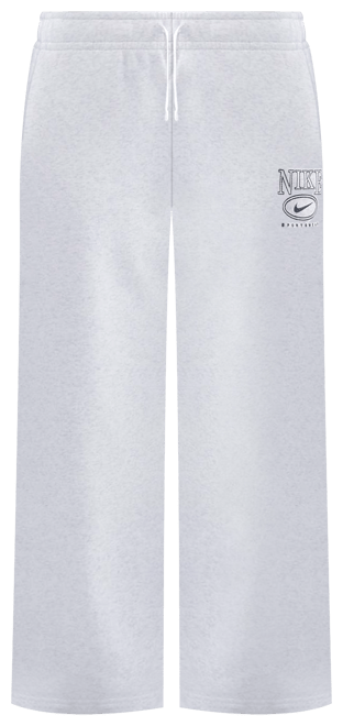Nike Sportswear Club Fleece Women's Mid-Rise Wide-Leg Graphic Trousers