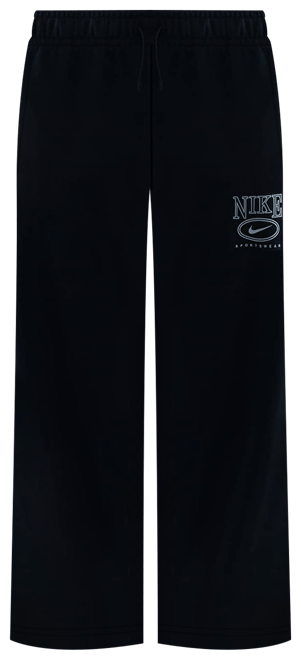 Nike Sportswear Club Fleece Women's Mid-Rise Wide-Leg Graphic Trousers
