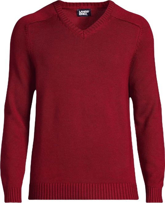 Men's Cotton Modal V-neck Sweater