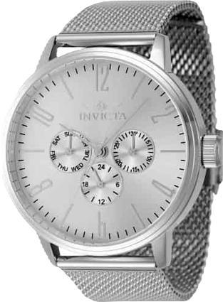 Men's 47118 Specialty Quartz Chronograph Silver Dial Watch