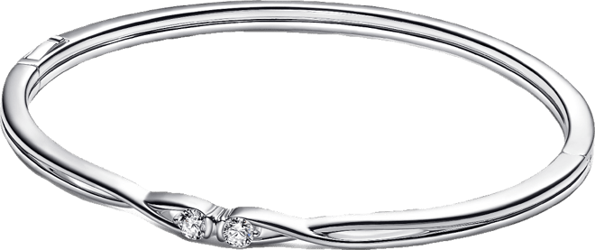 Infinite Double Facing Lab-Grown Diamond Bangle Bracelet