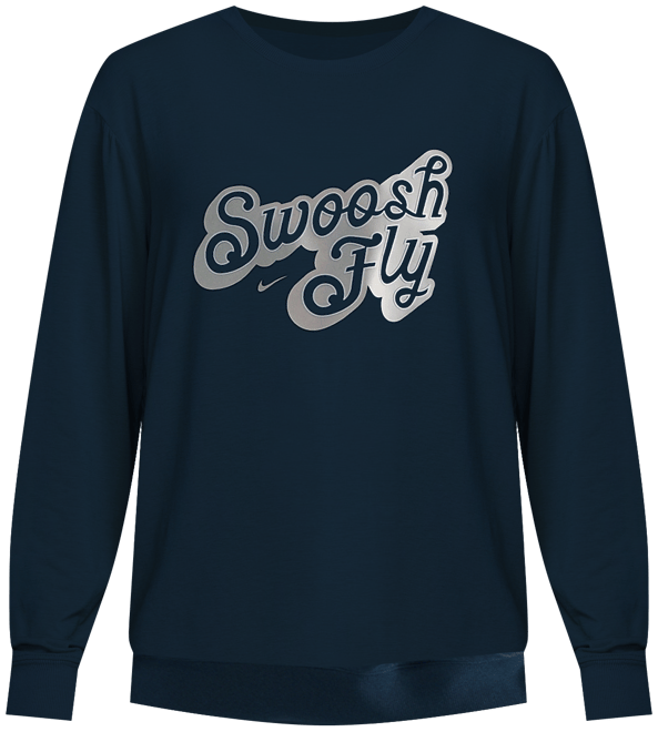 Nike Swoosh Fly Sudadera de básquetbol de French Terry Dri-FIT oversized para mujer