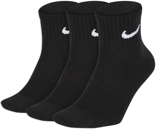 ナイキ エブリデイ ライトウェイト トレーニング アンクル ソックス (3足)