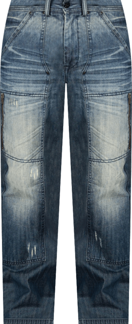 Men's Zipper Pocket Relaxed Bootcut Premium Denim Jean