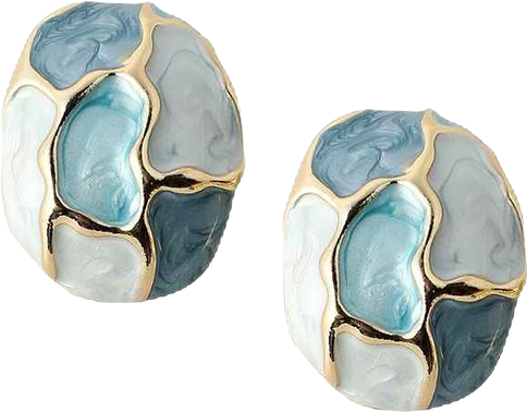 Women's The Veined Stud Earrings