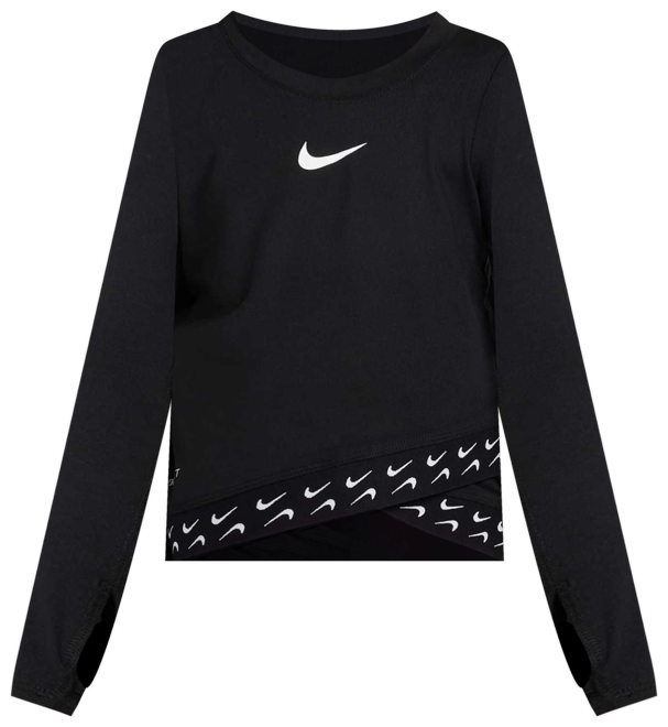 Nike Dri-FIT All Day Play Little Kids' Hemmed T-Shirt