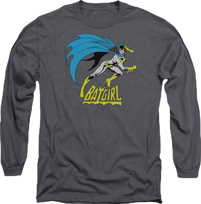 Men's Dc Comics Batgirl Batgirl Is Hot Long Sleeve Adult Tee / T-Shirt