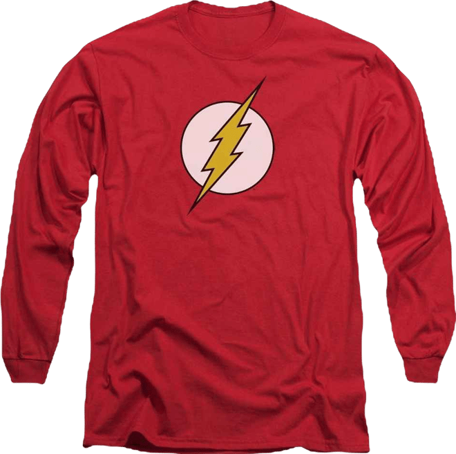 Men's Dc Dc Comics Logo Long Sleeve Adult Tee / T-Shirt