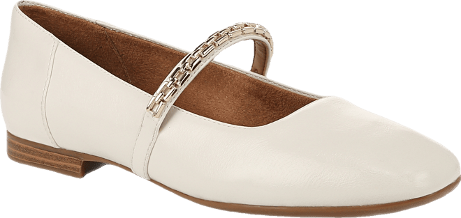 Naturalizer Women's Kelly-Chain Square Toe Mary Jane Flats