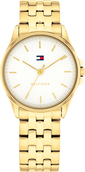 Women's Quartz Gold Tone Stainless Steel Bracelet Watch, 30mm