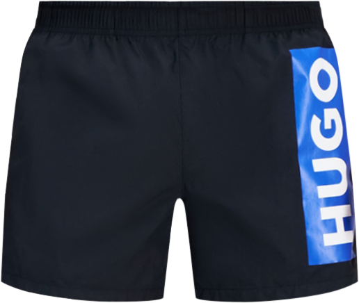 Hugo by  Men's Blue Logo Swim Trunks
