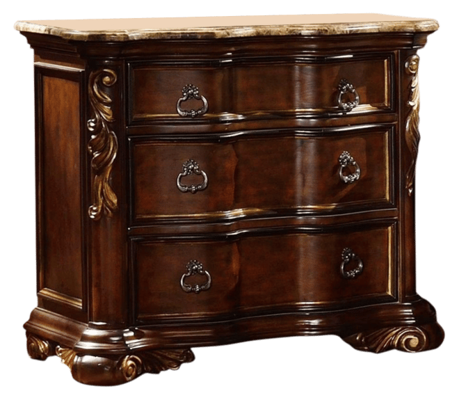 Streamdale Bella Nightstand Dark Walnut