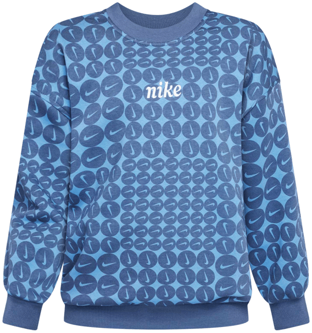Nike Sportswear Club Fleece Big Kids' (Girls') Oversized Crew-Neck Sweatshirt