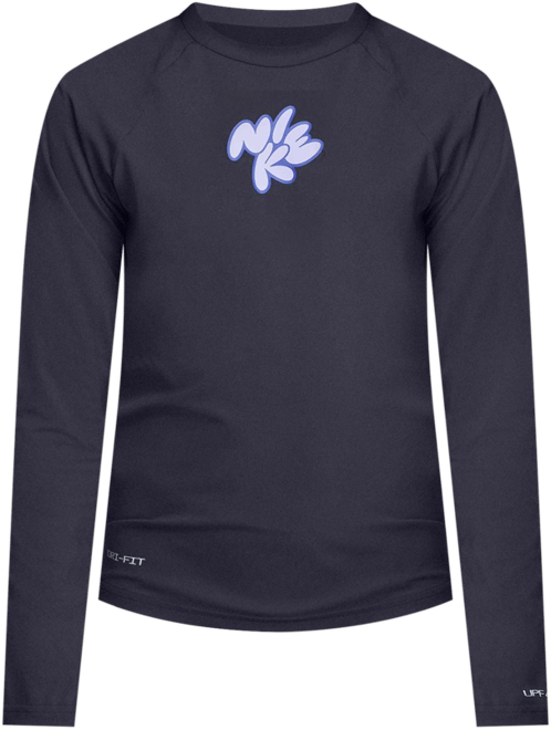 Natación Nike Playera hydroguard de manga larga Dri-FIT para niña talla grande