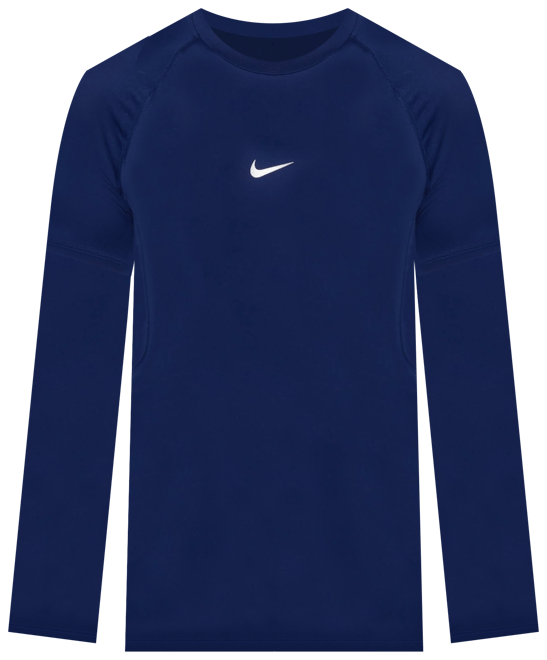 Nike Pro เสื้อฟิตเนสแขนยาวทรงรัดรูปผู้ชาย Dri-FIT