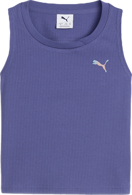 PUMA BUTTERFLY VIBE Big Kids' Ribbed Tank Top