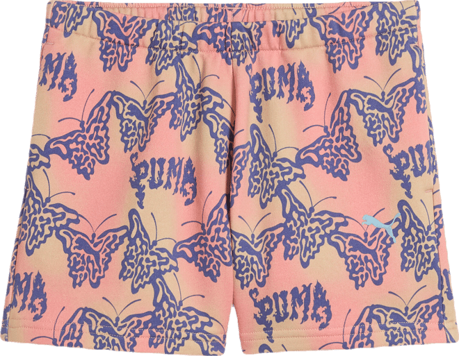PUMA BUTTERFLY VIBE Big Kids' High Waist Shorts