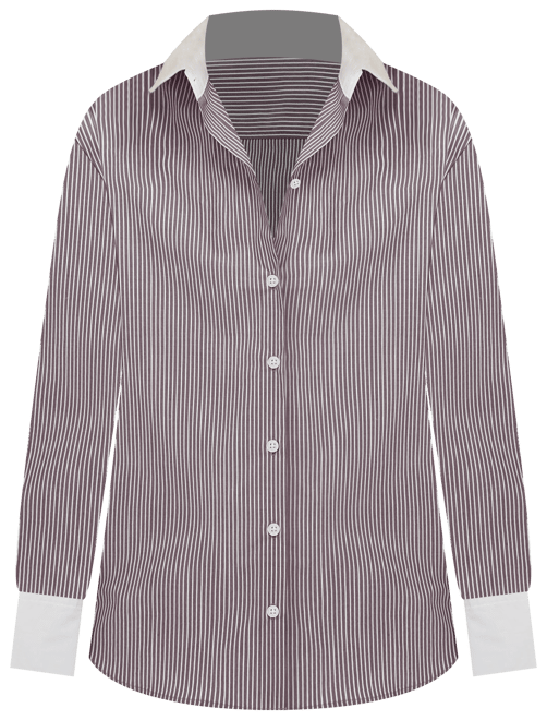 Green Stripe Nadine Boyfriend Button Down